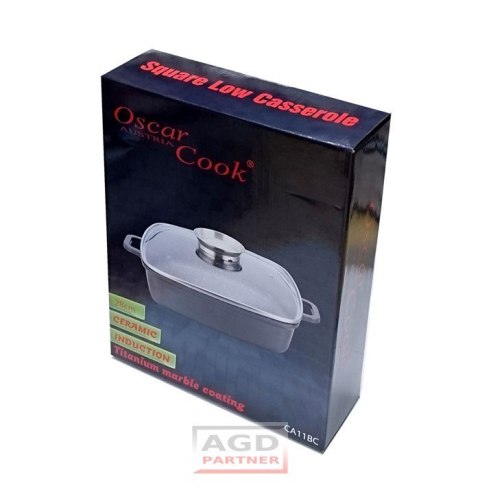 BRYTFANNA / GARNEK MARMUROWY 4.5L 28cm OSCAR COOK [T-5180]