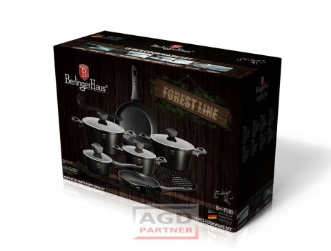 GARNKI BERLINGER HAUS EBONY SMOKED WOOD 15 ELE [BH-1538]